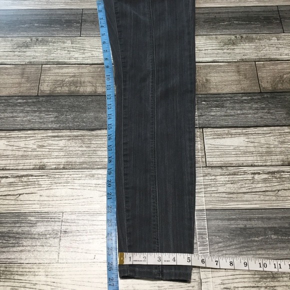Liverpool High Rise Ankle Pull On Jeans Women’s 8/29 Gray Pockets (Inseam 27) - Picture 2 of 10